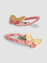 Next JoJo Maman Bébé Mid Pink Butterfly Hair Clip 2-Pack- Buy online at McGrocer
