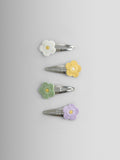 JoJo Maman Bébé 4-pack crochet hair clips - British product
