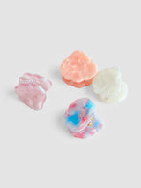 Next JoJo Maman Bébé Light Pink Shell Claw Clips 4-Pack- Buy online at McGrocer