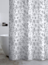 Next Catherine Lansfield Grey Mirabelle Floral Shower Curtain 180x180cm- Buy online at McGrocer