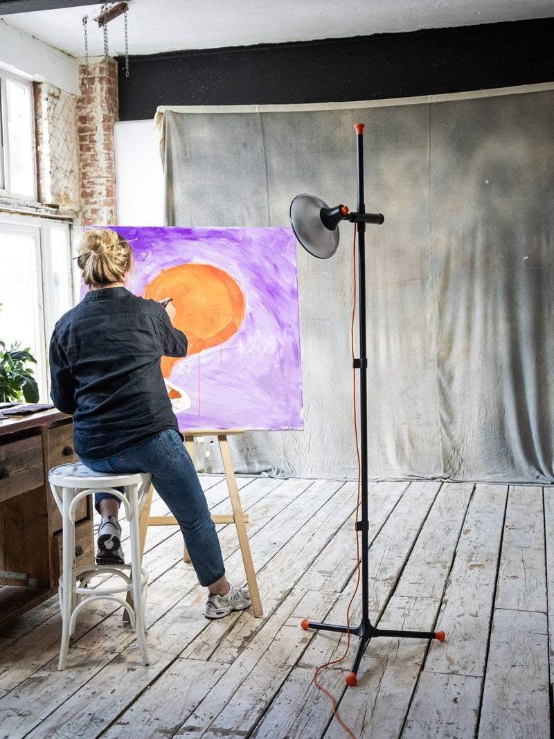 Daylight Company black artist studio lamp 2, British product