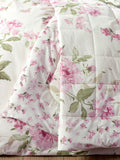 Catherine Lansfield Cream Avebury Floral quilted bedspread 220x230cm - British product