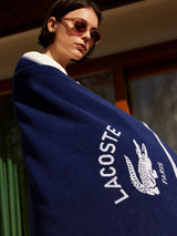 Next Lacoste Methylene L Origine Beach Towel 90cm x 160cm- Buy online at McGrocer