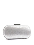 Lunar Silver Francie clutch bag with detachable strap, UK version