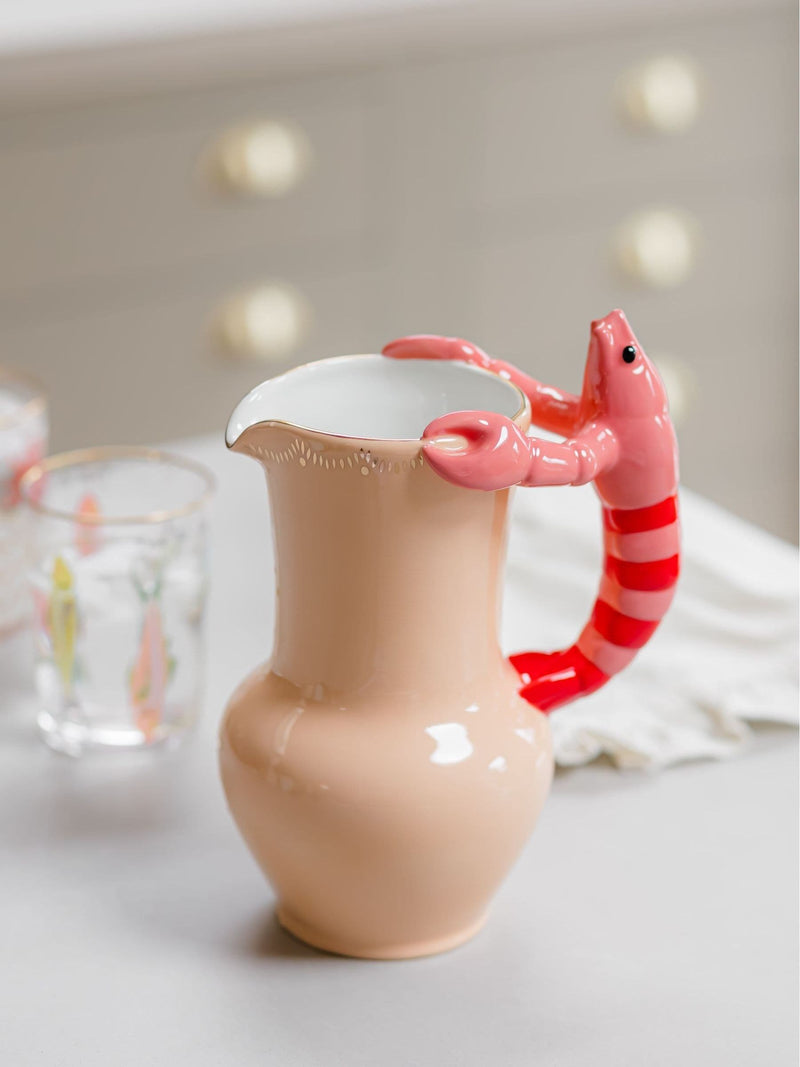 Yvonne Ellen orange lobster jug 1.2 litre (British brand)