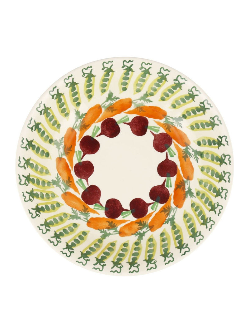 Emma Bridgewater cream carrots and beets medium dish, imported from the UK