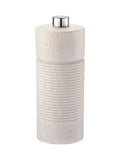 GEFU White Tedoro medium salt pepper mill (British brand)