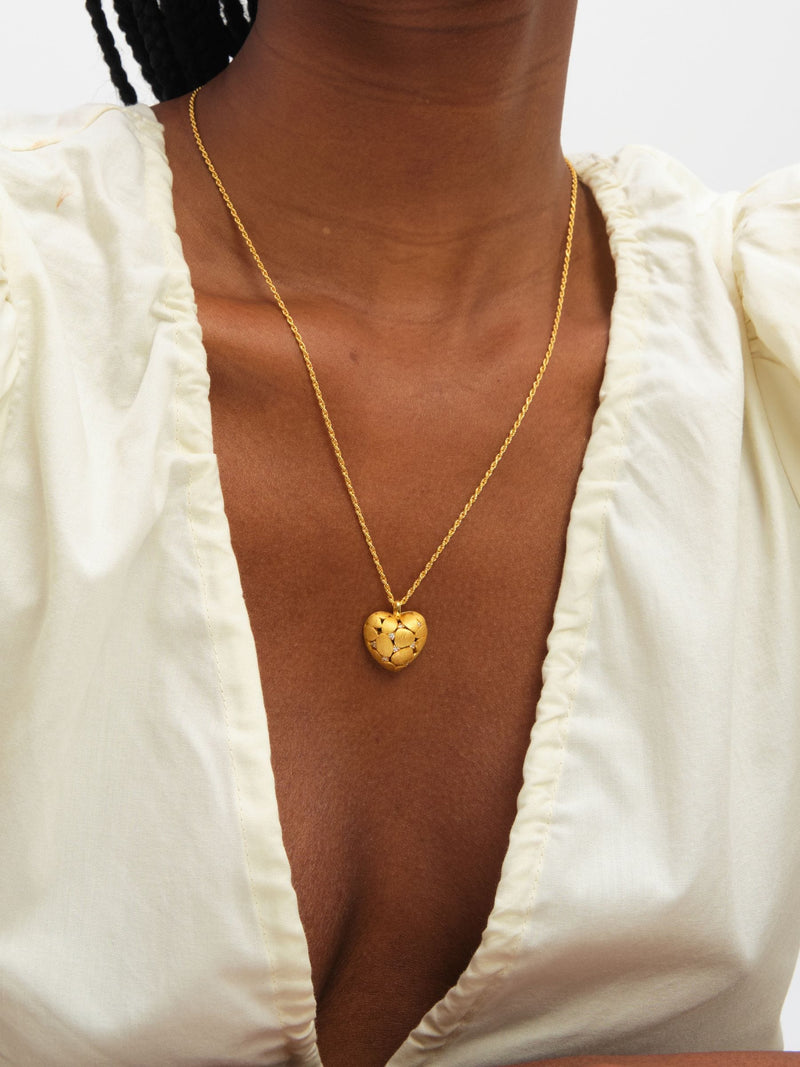 Jon Richard gold heart pendant 16 inches - British product