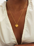 Jon Richard gold heart pendant 16 inches - British product