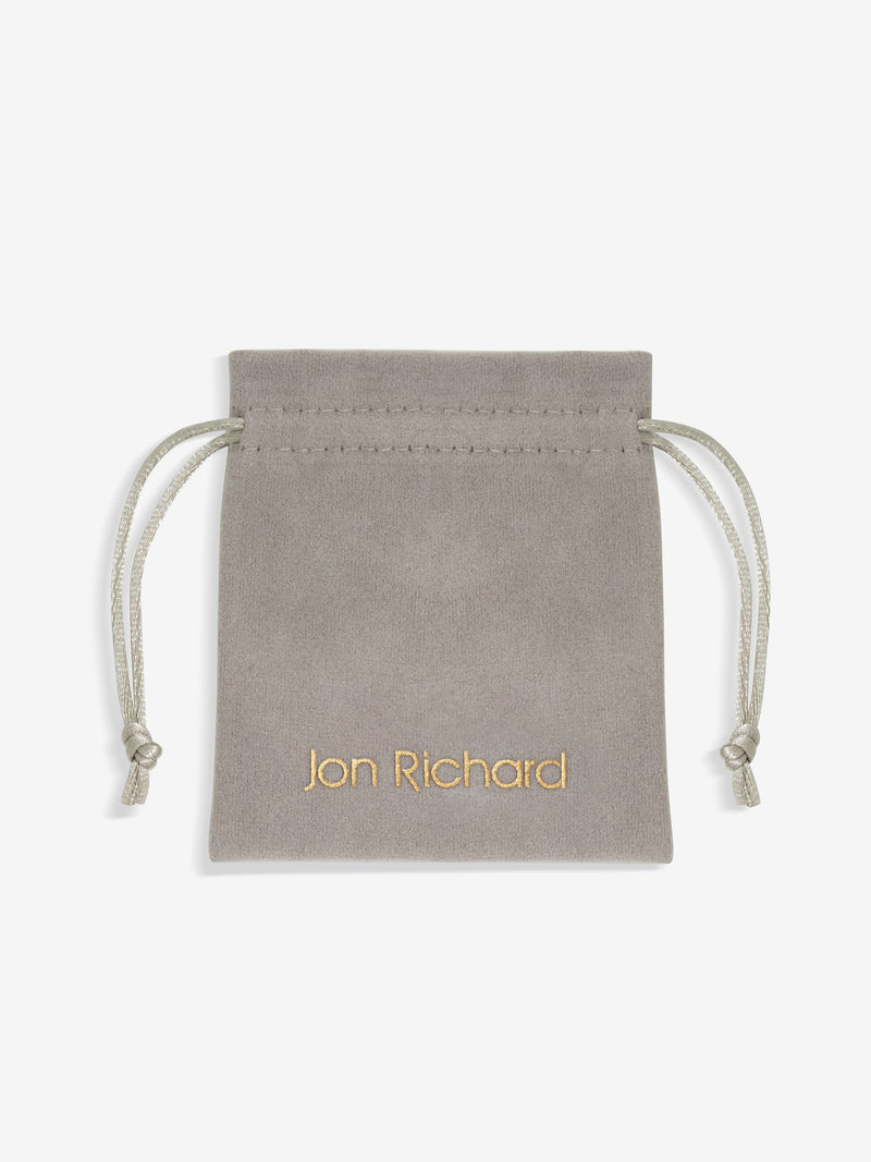 Jon Richard gold tone freshwater pearl linear drop earrings - British product