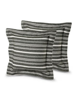 Next Extreme Lounging Green Grey Capri Oxford Outdoor B Cushion Twin Pack 50x50cm- Buy online at McGrocer
