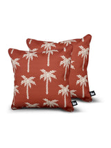 Next Extreme Lounging Marsala Red Outdoor Palm Cushions 2 Pack 43x43 cm- Buy online at McGrocer