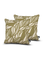 Next Art Range Extreme Lounging Pistache Green Poplar Leaf Outdoor Cushions 2 Pack 43x43cm- Buy online at McGrocer