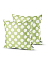 Next Extreme Lounging 2 Pack Olive Green Polka Outdoor B Cushion 50x50cm- Buy online at McGrocer