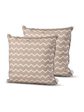 Extreme Lounging silver grey outdoor zigzag cushions 2 pack, imported from the UK