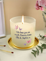Next PMC Personalised Butterfly Frosted Candle One Size- Buy online at McGrocer