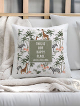 Next PMC Personalised Jungle Print Cushion- Buy online at McGrocer