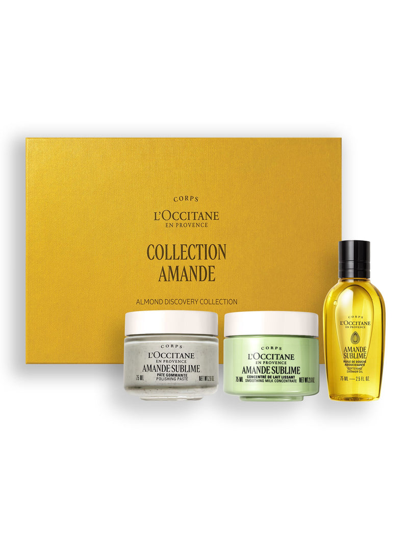 L'Occitane Almond Discovery Collection body care set, UK version
