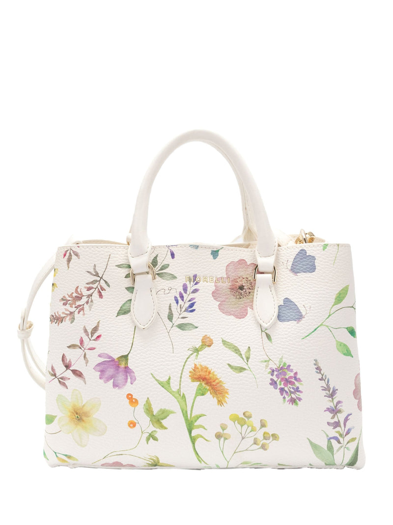 Fiorelli white Emery mini satchel handbag, UK version