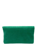 Lotus green clutch bag with chain strap, UK version