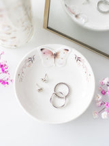 Next Something Different Butterfly White Trinket Dish- Buy online at McGrocer