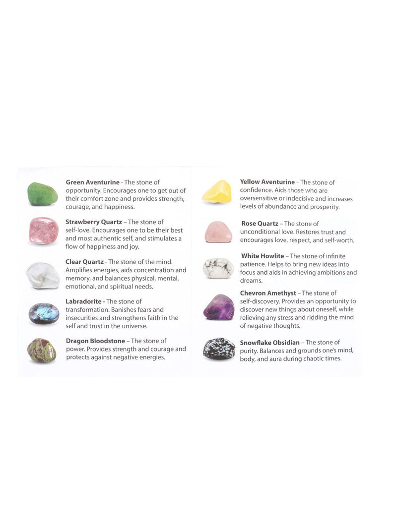 Something Different crystal gift set complete collection 15 stones, UK version