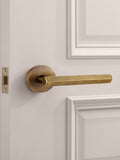 Pushka Home antique hexagonal lever door handles, imported from the UK