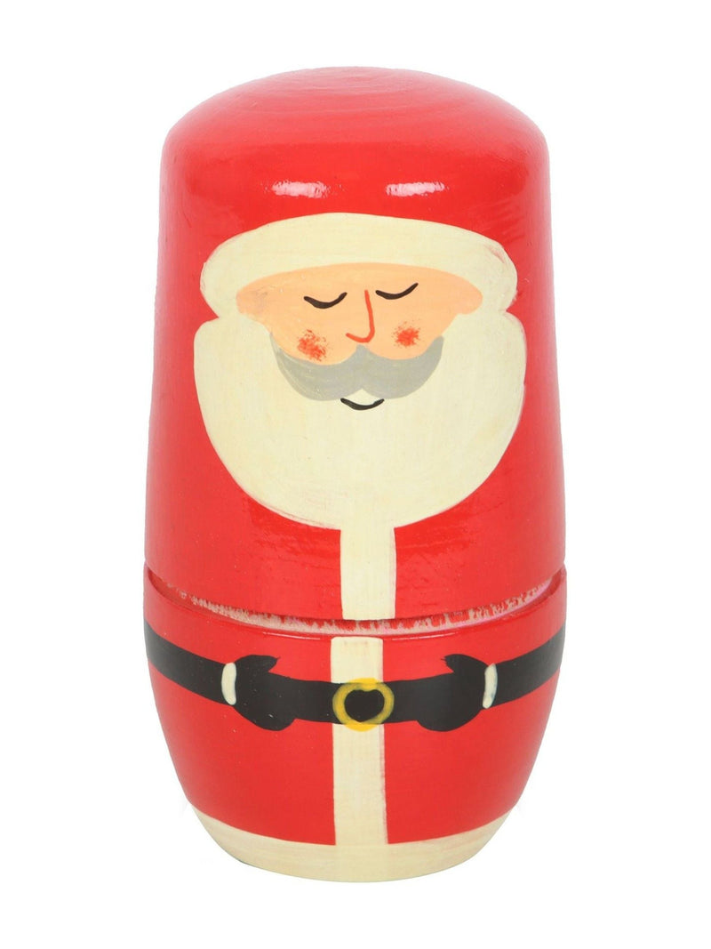 Something Different red Christmas stacking ornament set (British brand)
