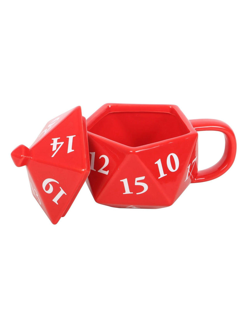 Something Different red D20 gaming mug 500ml, UK version