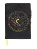 Something Different astrology wheel journal with obsidian pen, UK version