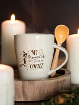 Next Something Different My Broomstick Runs On Coffee Mug and Spoon Set- Buy online at McGrocer