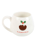Something Different white Christmas pudding mug 500ml, imported from the UK