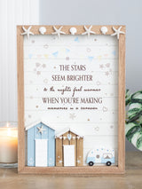 Next Something Different White The Stars Seem Brighter 3D Shell Caravan Wall Plaque 33.5 x 24 x 3 cm- Buy online at McGrocer
