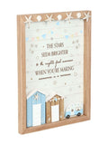 Something Different white 3D shell caravan plaque, imported from the UK