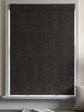 Chocolate Brown Boucle Roman Blinds, UK version