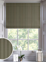 Next Pine Leuwin Made to Measure Roman Blind Green- Buy online at McGrocer