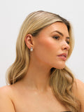 Jon Richard halo earrings with freshwater pearl, imported from the UK