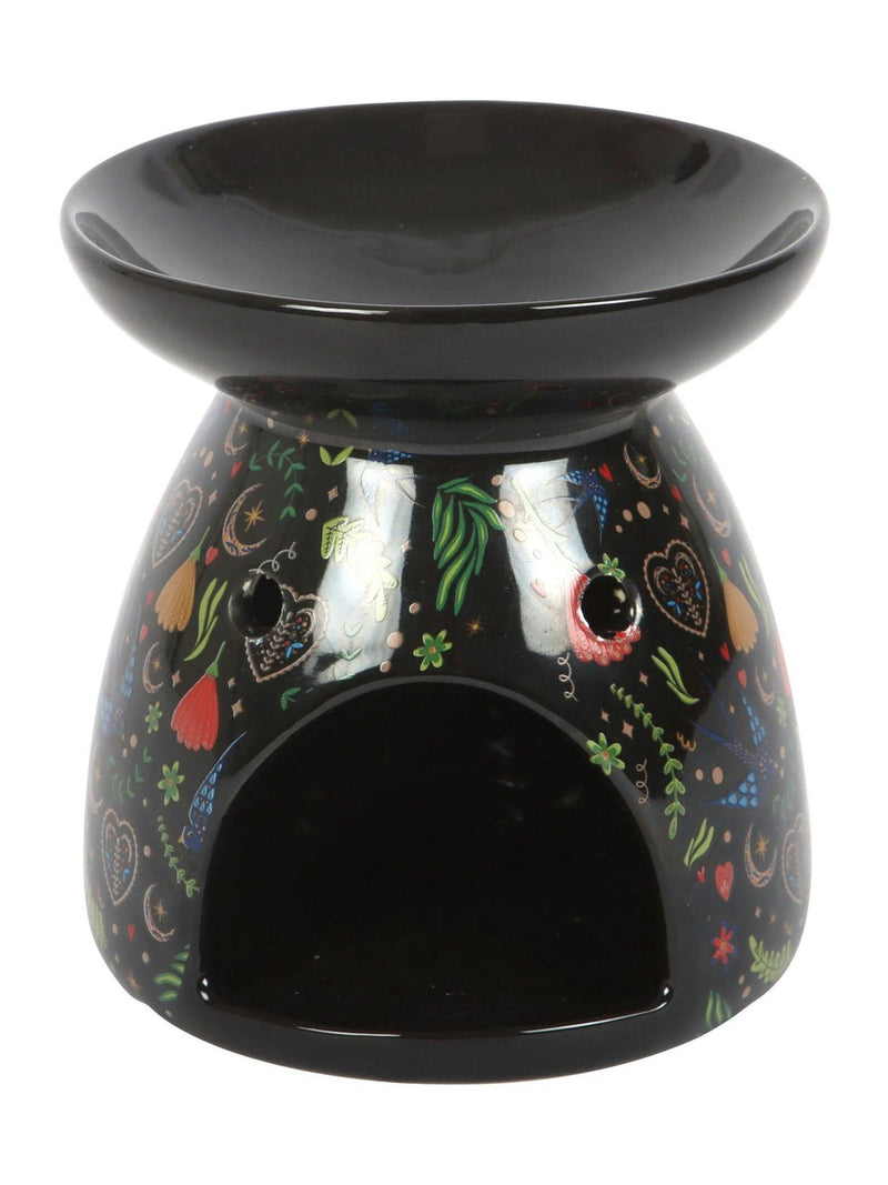 Something Different Midnight Bloom oil burner ceramic - British product