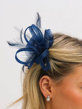 Next Jon Richard Blue Navy Small Clip Fascinator- Buy online at McGrocer