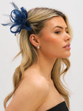 Jon Richard blue navy small clip fascinator, UK version