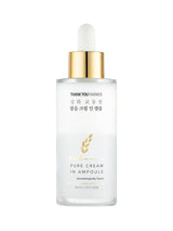 Next THANK YOU FARMER Rice Pure Cream In Ampoule Brightening Serum 50ml- Buy online at McGrocer