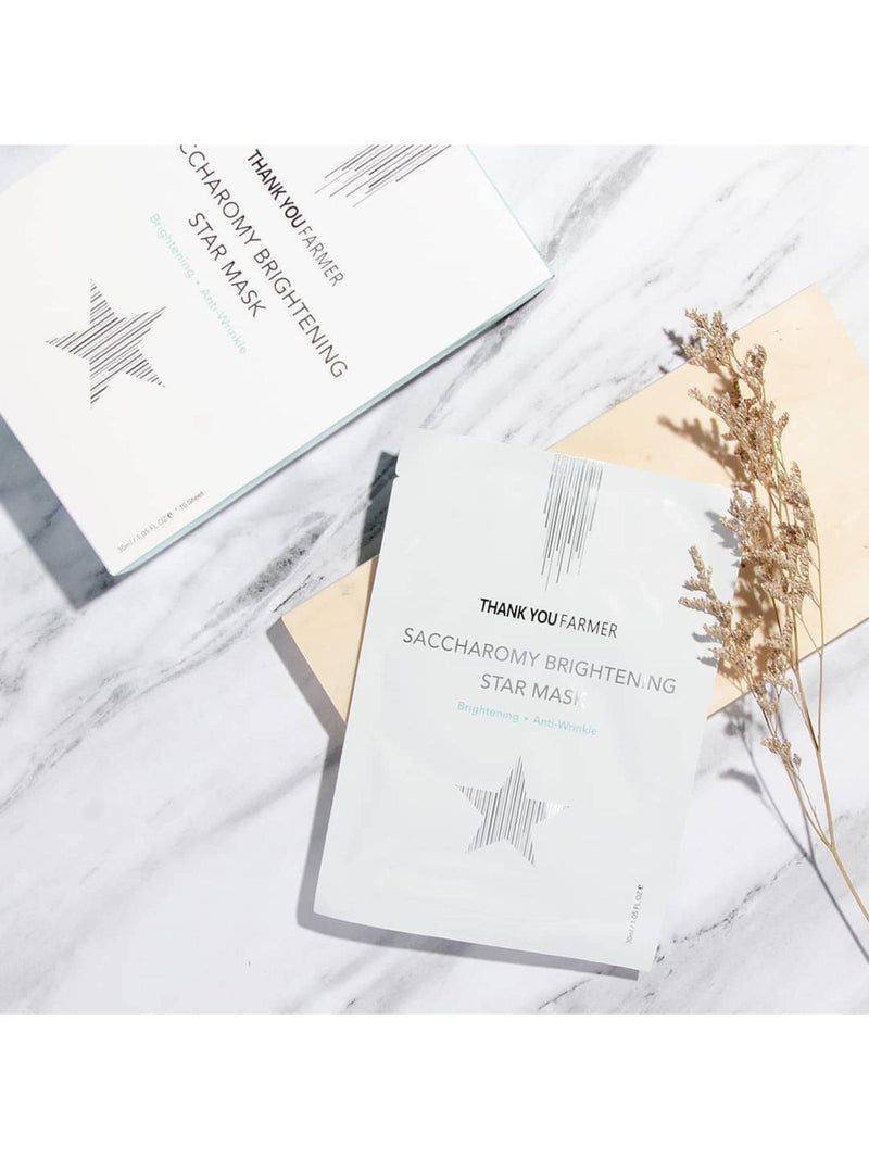 Thank You Farmer sheet mask Brightening Star 10 pads, UK version