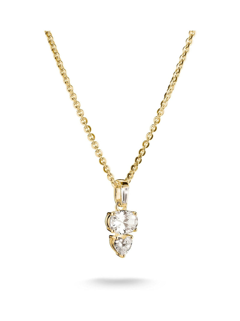 Thomas Sabo gold-plated zirconia necklace, UK version