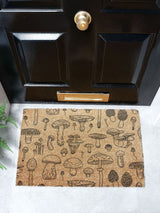 Next Artsy Mats Brown Mushrooms Doormat- Buy online at McGrocer