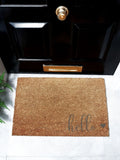 Artsy Mats doormat grey Hello Scribble Heart 60x40cm - British product