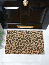Next Artsy Mats Brown Multi Colour Leopard Print Doormat- Buy online at McGrocer