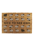 Artsy Mats brown sheep coir doormat 60x40cm - British product