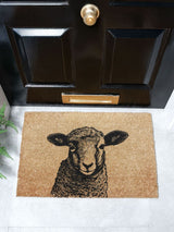 Next Artsy Mats Brown Lamb Doormat 60cm x 40cm- Buy online at McGrocer
