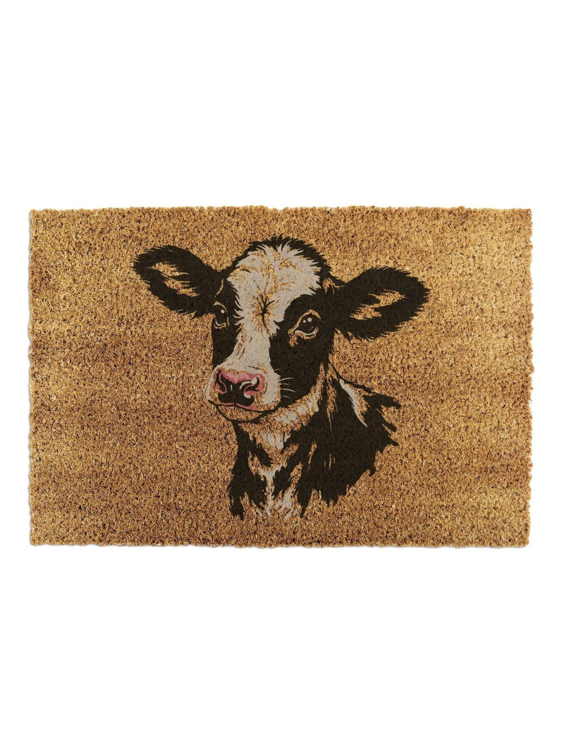 Artsy Mats Brown Dairy Calf doormat 60x40cm, UK version