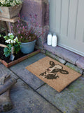 Artsy Mats Brown Dairy Calf doormat 60x40cm, UK version